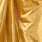 Rajwada Yellow Silk Blend Solid Saree For Women