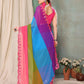 Rajwada Multicolor Georgette Embroidered Saree For Women