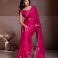 Rajwada Pink Silk Blend Embroidered Saree For Women