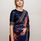 Rajwada Blue Georgette Printed Saree For Women