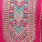 Rajwada Pink Chinon Embroidered Stitched Kurta Set For Women