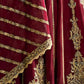 Rajwada Maroon Silk Blend Embroidered Semi-Stitched Lehenga For Women