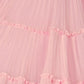 Rajwada Pink Georgette Embroidered Semi-Stitched lehenga For Women
