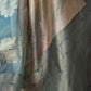 Rajwada Teal Blue And Grey Silk Blend Printed Saree For Women