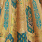 Rajwada Yellow Soft Net Embroidered Semi-Stitched Lehenga For Women