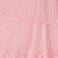 Rajwada Pink Georgette Embroidered Semi-Stitched lehenga For Women