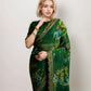 Rajwada Green Georgette Printed Saree For Women