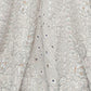 Rajwada White Soft Net Embellished Semi-Stitched Lehenga With Unstitched Blouse For Women