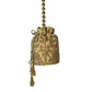 Rajwada Golden Suede Embellished Potli For Women