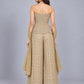Beige Silk Blend Embellished Kurta Set