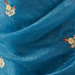 Rajwada Blue Silk Blend Solid Saree For Women