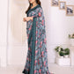Rajwada Multicolor Georgette Printed Saree For Women