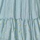 Rajwada Blue Embroidered Chiffon Stitched Lehenga With Blouse For Women