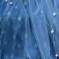 Rajwada Blue Georgette Embellished Semi-Stitched Lehenga For Women