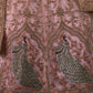 Rajwada Pink Embroidered Soft Net Semi Stitched Lehenga With Blouse For Women