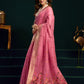 Rajwada Pink Cotton Blend Printed Saree For Women