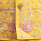 Rajwada Yellow Viscose Silk Embroidered Stitched Kurta Set For Kids