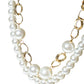 Rajwada White And Gold Alloy Embellished Neckpiece For Women