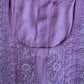 Rajwada Women Polyester Viscose Chikankari Beads Embroidered Stitched Kurta Set