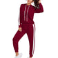 Rajwada Maroon Polyester Patterned Co-Ord Set For Women