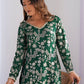 Rajwada Green Chinon Silk Embroidery & Sequins Kurta Set For Women
