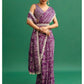 Rajwada Purple Chinon Digital Print Saree For Women