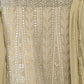 Beige Silk Blend Embellished Kurta Set