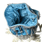 Rajwada Teal Blue Suede Embellished Potli For Women