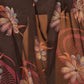 Rajwada Brown Silk Blend Floral Print Saree For Women