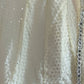 Rajwada White Georgette Mirror Work Semi-Stitched lehenga For Women