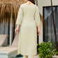 Rajwada Pista Green Chinon Embriodered Stitched Kurta Set For Women