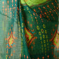 Rajwada Green Linen Cotton Printed Saree For Women
