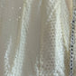 Rajwada White Georgette Mirror Work Semi-Stitched lehenga For Women