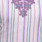 Rajwada Off White Silk Blend Printed Stitched Kurta Set For Women