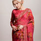 Rajwada Pink Georgette Printed Saree For Women