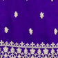 Rajwada Voilet Chiffon Embroidered Stitched Kurta Set For Women