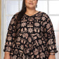 Rajwada Black Rayon Printed Kurti For Women