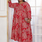 Rajwada Red Rayon Printed Kurti For Women