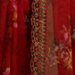 Rajwada Red Georgette Printed Saree For Women