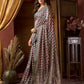 Rajwada Multicolor Silk Blend Printed Saree For Women