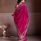 Rajwada Pink Chiffon Embroidered Saree For Women