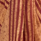 Rajwada Beige Cotton Linen Zari Work Saree For Women
