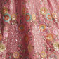 Rajwada Pink Net Embellished Semi-Stitched Lehenga For Women
