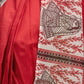 Rajwada Red Cotton Linen Zari Work Saree For Women