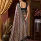 Rajwada Multicolor Silk Blend Printed Saree For Women