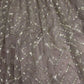 Rajwada Grey Organza Embellished Semi Stitched Lehenga For Women