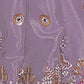 Rajwada Lavender Georgette Embroidered Elegant Saree For Women