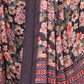 Rajwada Black Georgette Embroidered Saree For Women