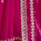Rajwada Pink Chiffon Embroidered Saree For Women