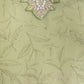 Rajwada Pista Green Silk Blend Embroidered Stitched Kurta Set For Women